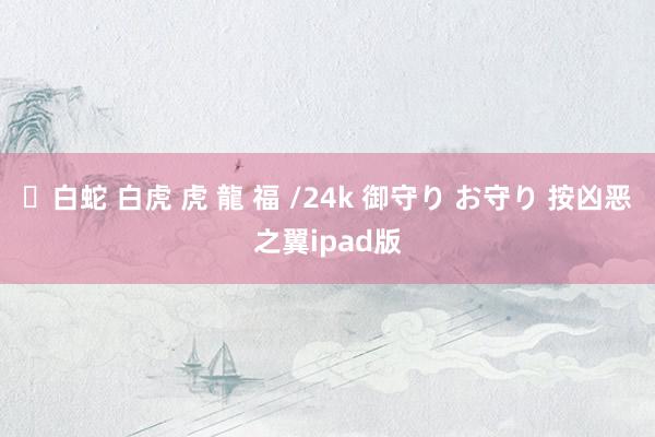 ✨白蛇 白虎 虎 龍 福 /24k 御守り お守り 按凶恶之翼ipad版