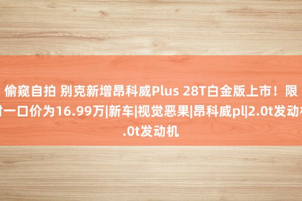 偷窥自拍 别克新增昂科威Plus 28T白金版上市！限时一口价为16.99万|新车|视觉恶果|昂科威pl|2.0t发动机