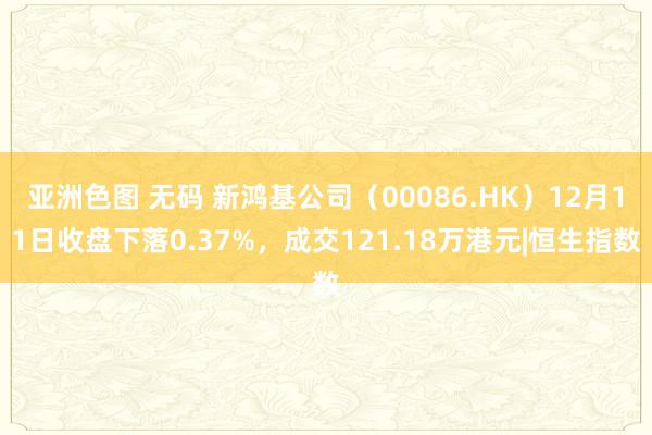 亚洲色图 无码 新鸿基公司（00086.HK）12月11日收盘下落0.37%，成交121.18万港元|恒生指数